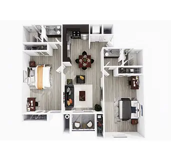 2x2 floorplan